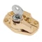 Prime-Line Keyed Child-Proof Sash Lock, 2 in. Hole Centers, Diecast Zinc, Polished Brass, (Single Pack) F 2534 - alternate 1